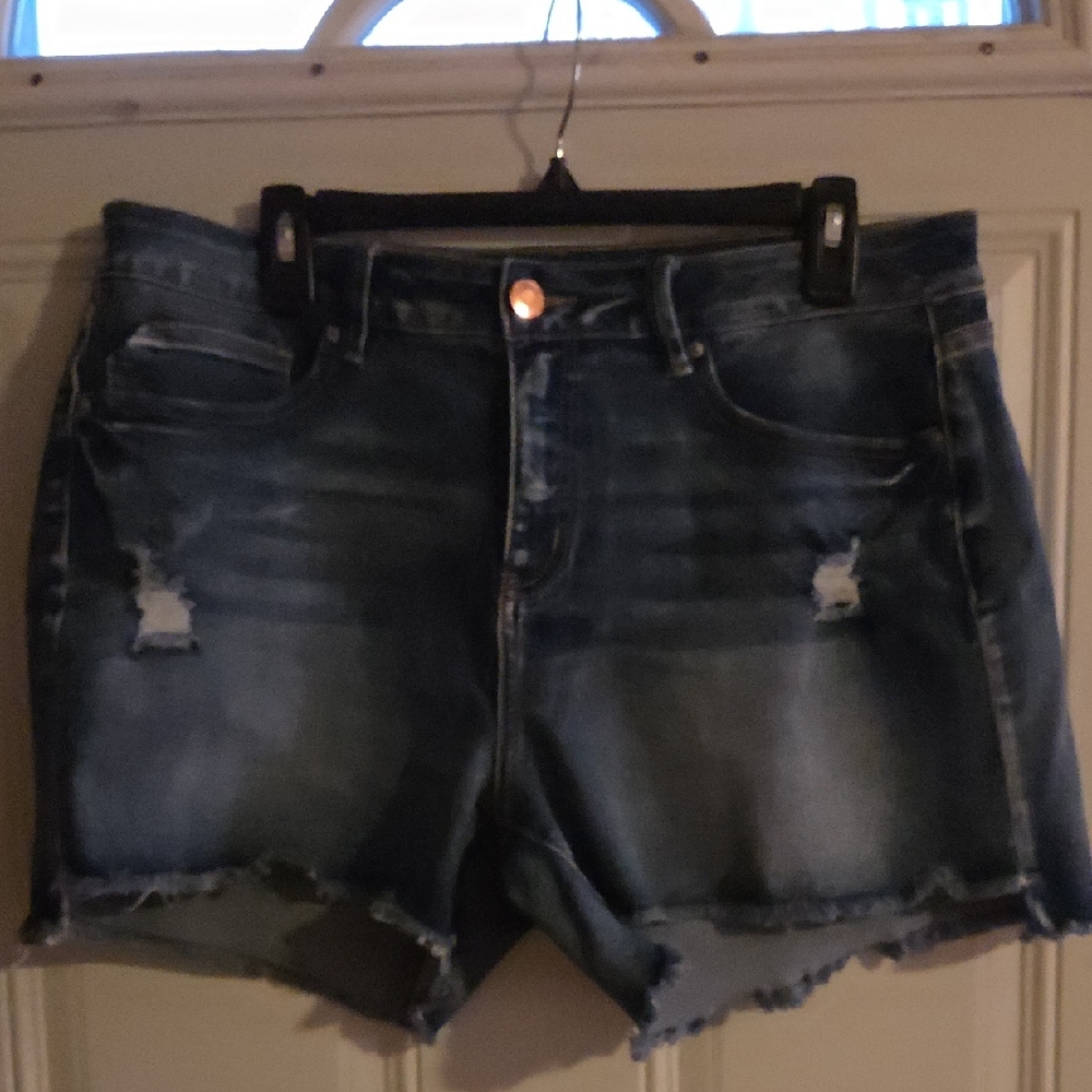 Women's Blue Denim Shorts